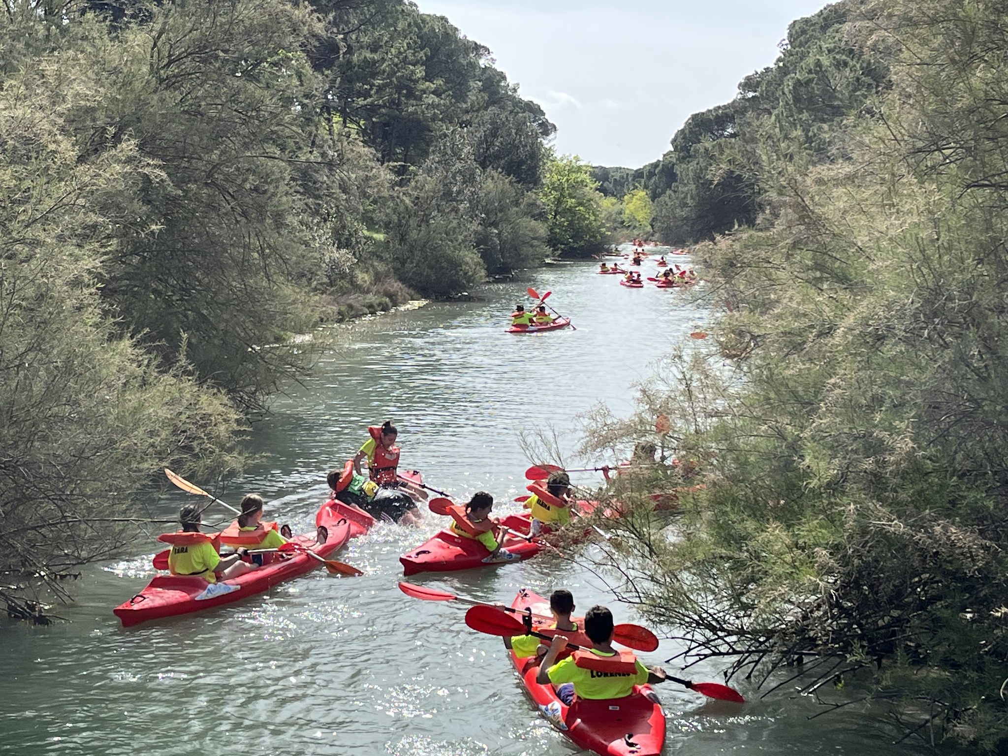 La gara di canoa