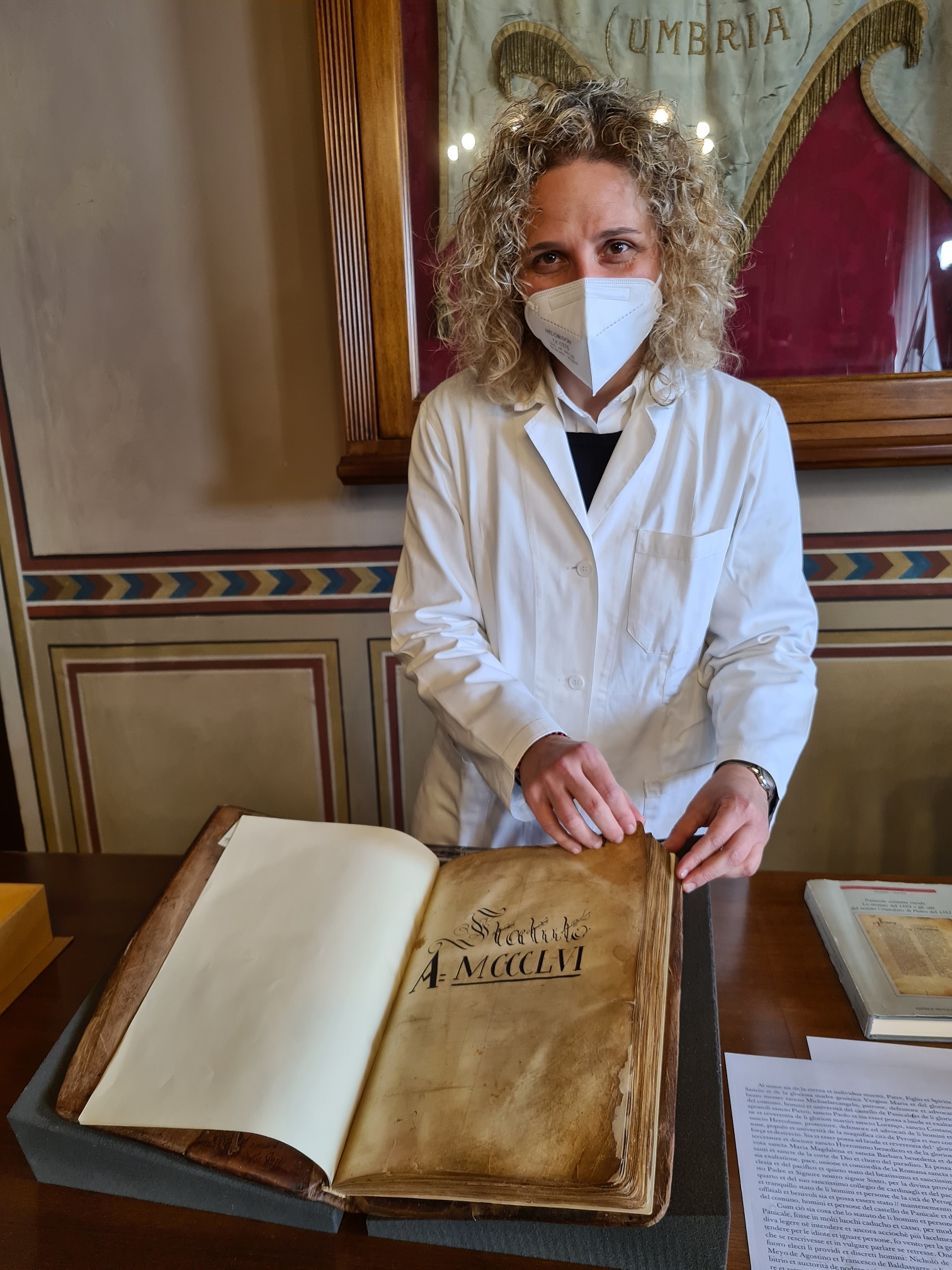 La restauratrice Brancaleoni