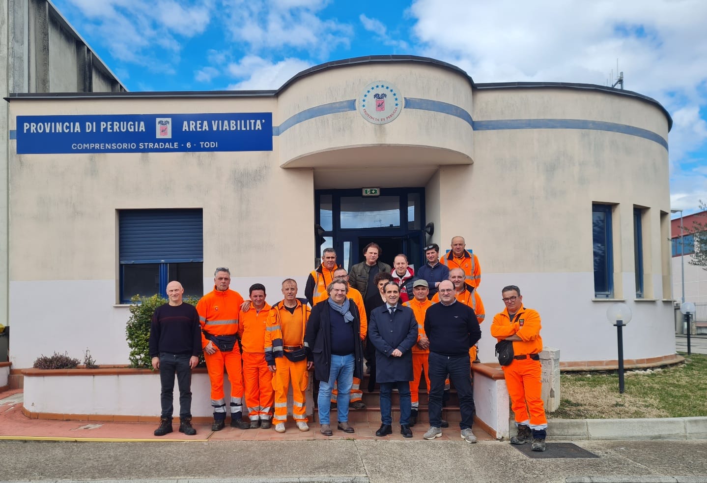 immagine Visita del consigliere Moreno Landrini alla sede del comprensorio di Todi