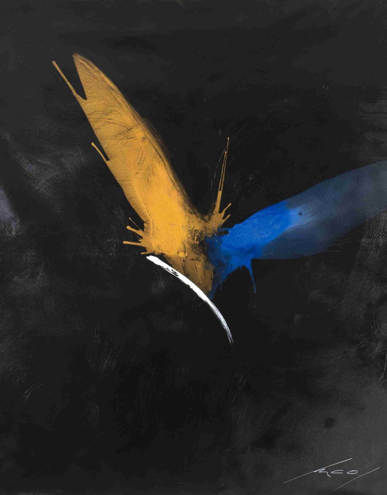 immagine mostra di Nico Van Lucas “The power of colours” Montone