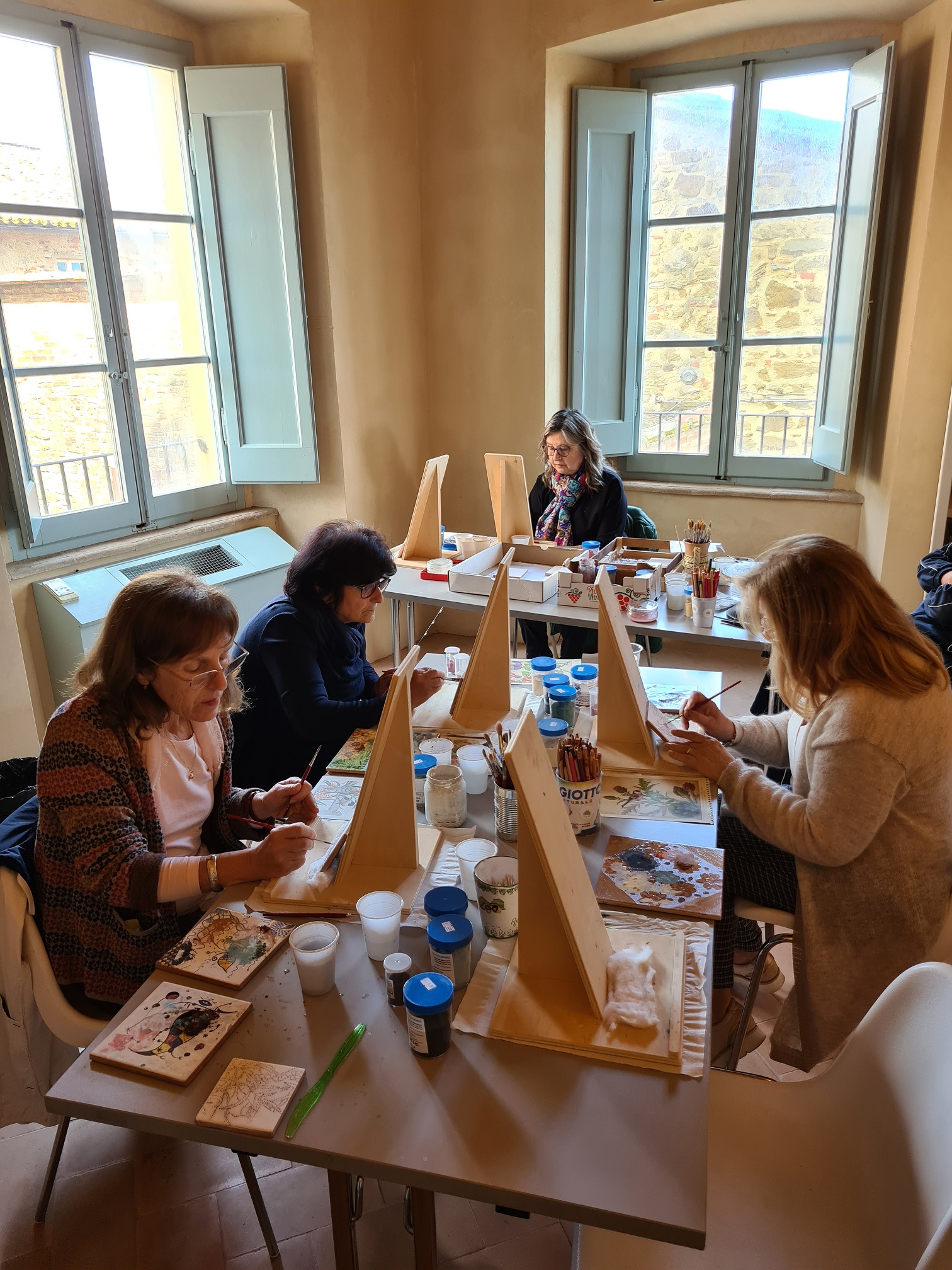 Il laboratorio di ceramica