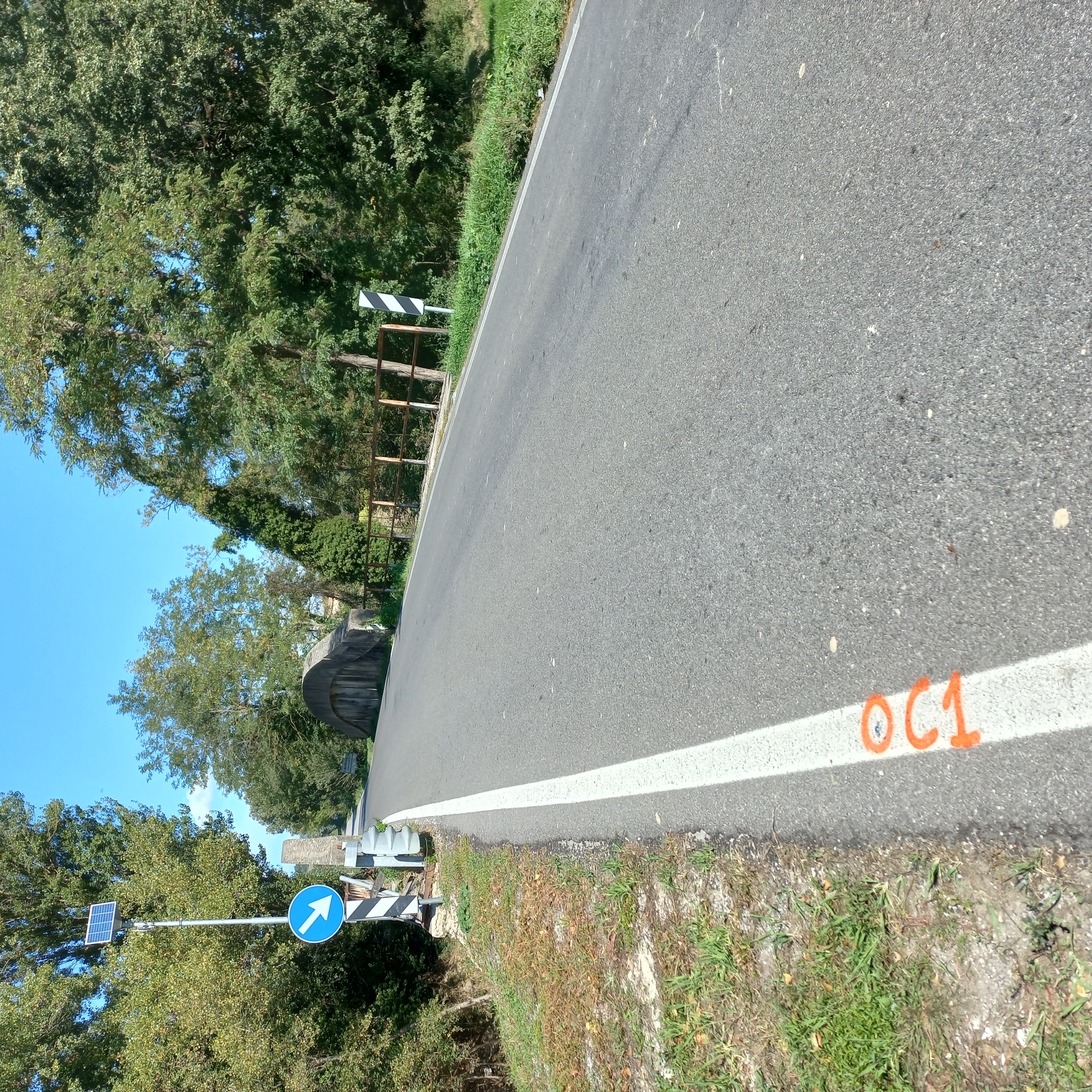 immagine ponte sulla Sp 201 Pietralunga al km 1+064