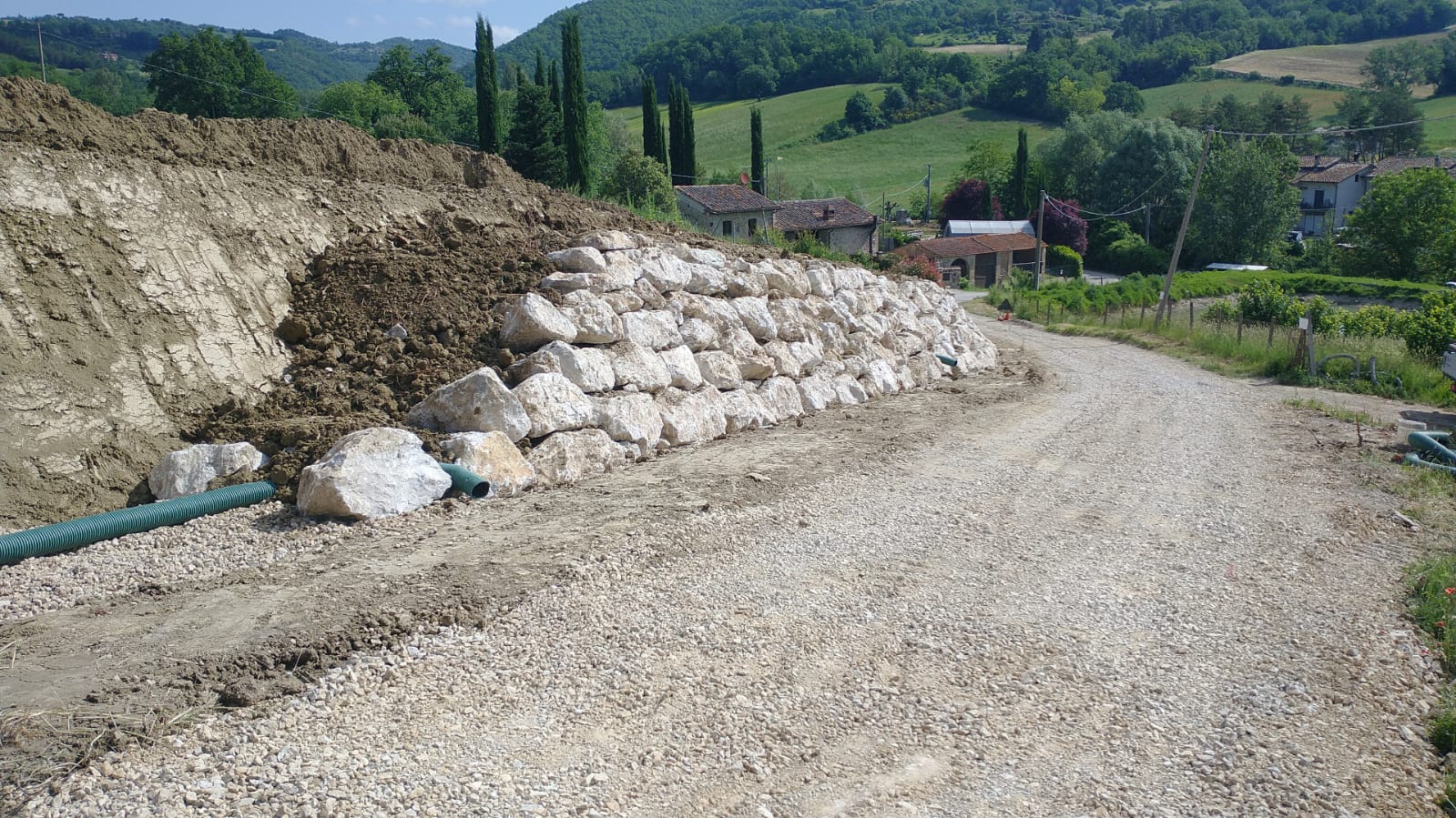 immagine strada comunale San Benedetto Montone, lavori