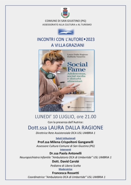 locandina A Villa Graziani la presentazione del libro “Social Fame”
