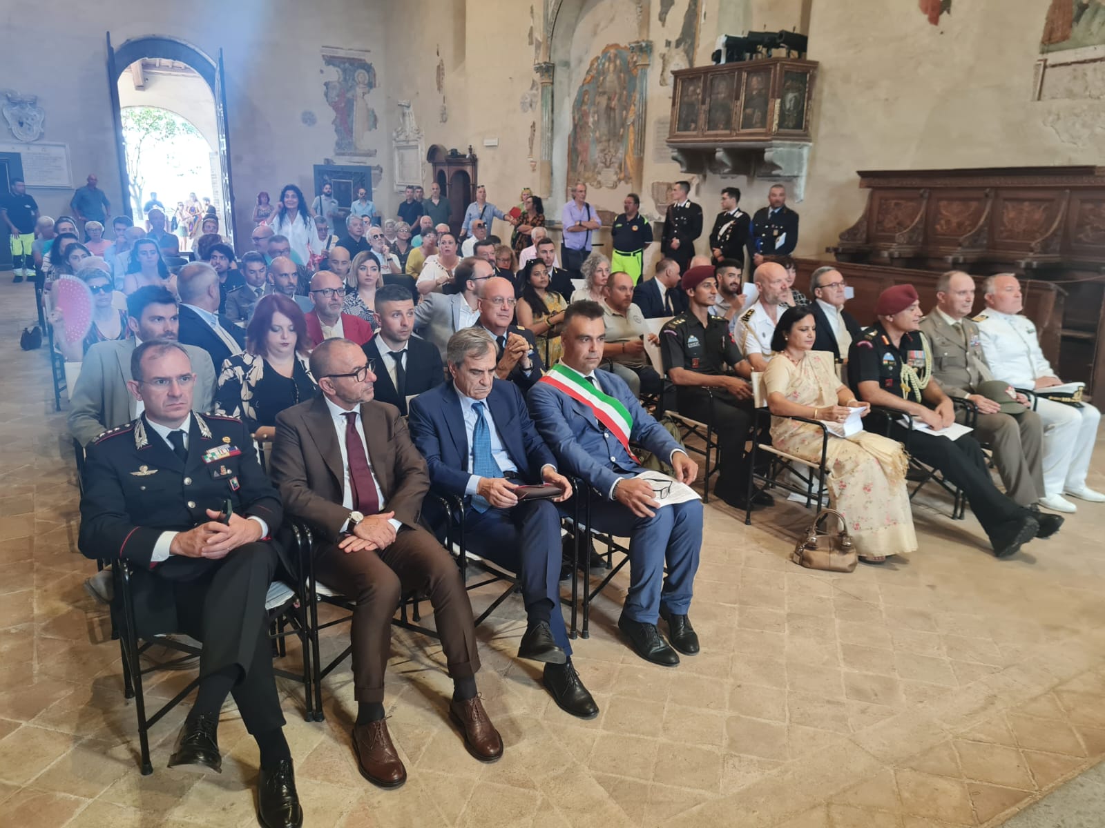 Inaugurato nel centro storico il “Memoriale di guerra nell’Alta Valle del Tevere”