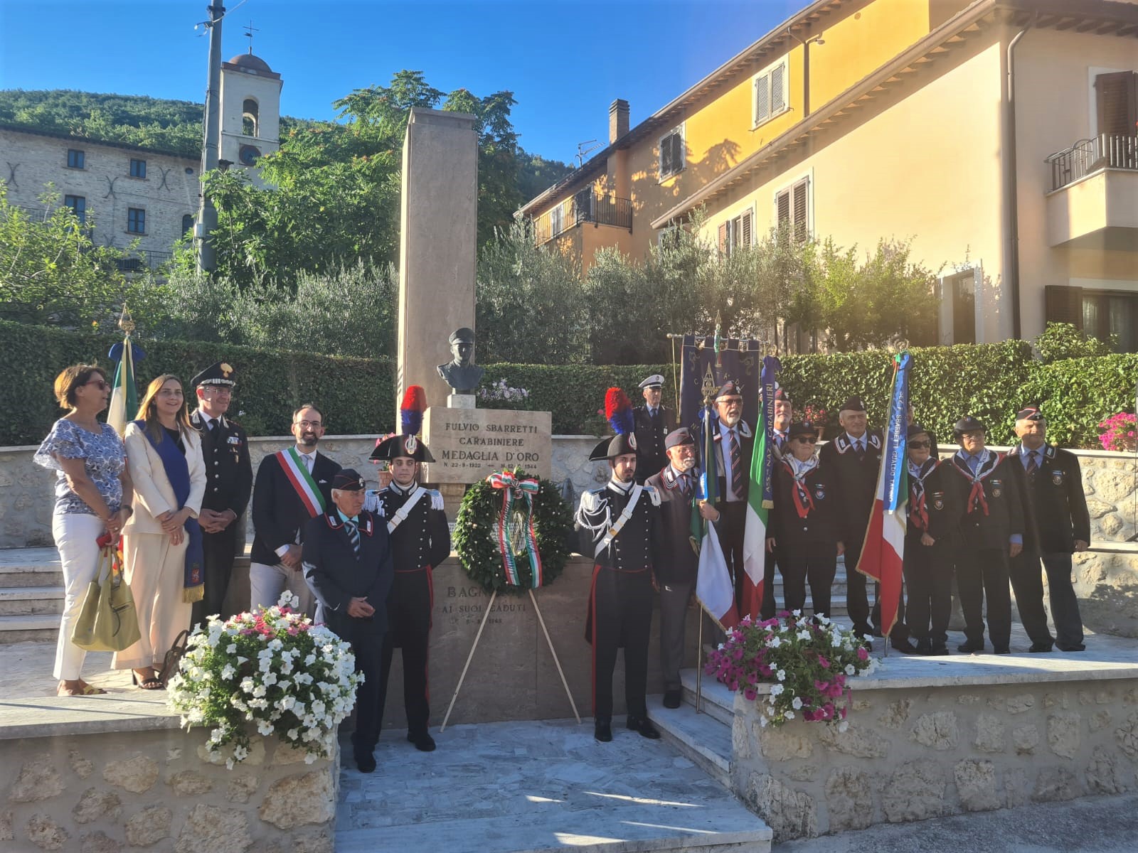 immagine “Commemorazione del Carabiniere M.O.V.M. Fulvio Sbarretti