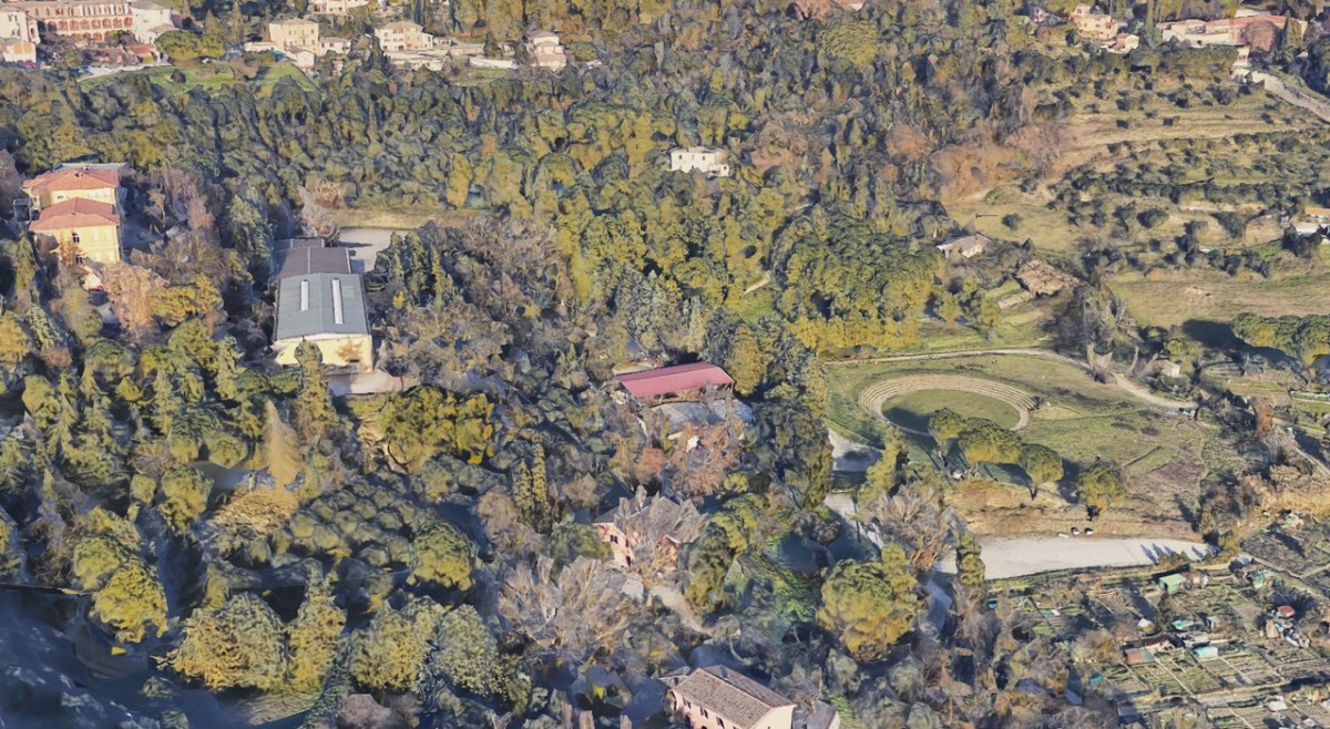 Parco Santa Margherita, veduta aerea
