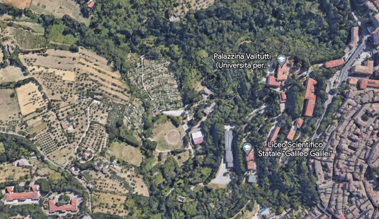 Parco Santa Margherita, veduta aerea