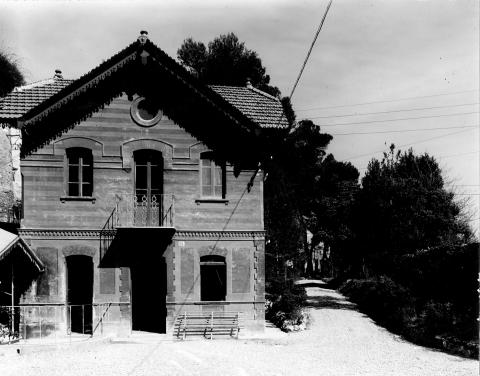 Chalet del Guardiacancelli nella sezione maschile, anni Venti del Novecento