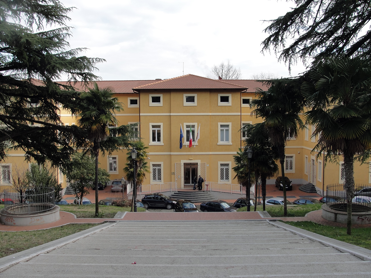 L'ex padiglione Agostini (1924), attuale sede dell’Università per gli Stranieri dopo il recente restauro