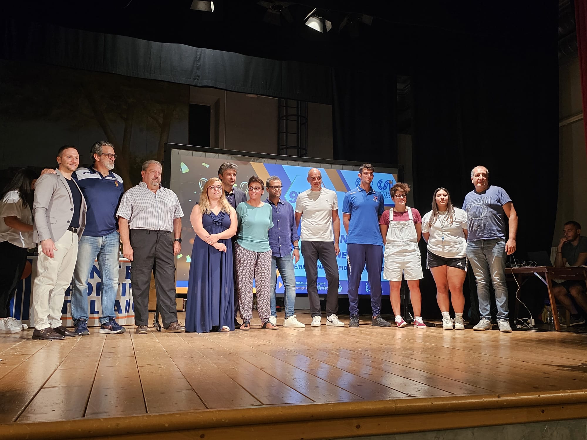 Immagine presentazione nuova stagione sportiva CSI e premiazioni