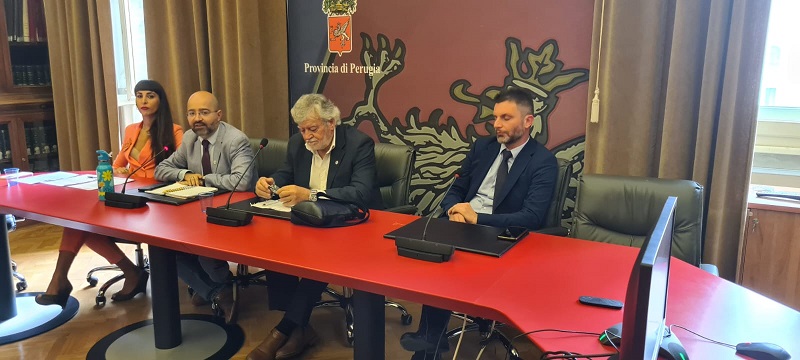 Un momento della conferenza stampa