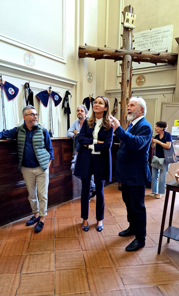 L'assessore Agabiti e il sindaco Risini