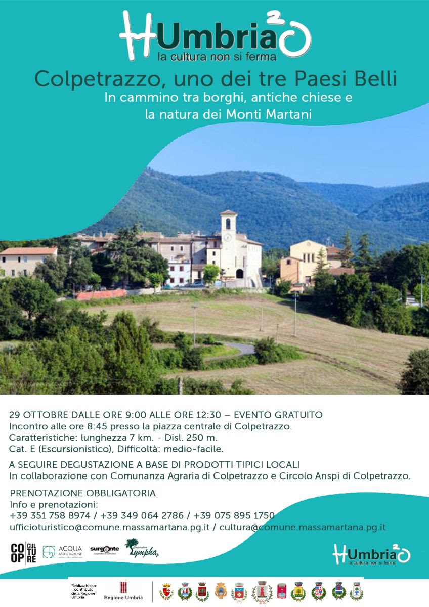 Massa Martana – Domenica 29 escursione a Colpetrazzo