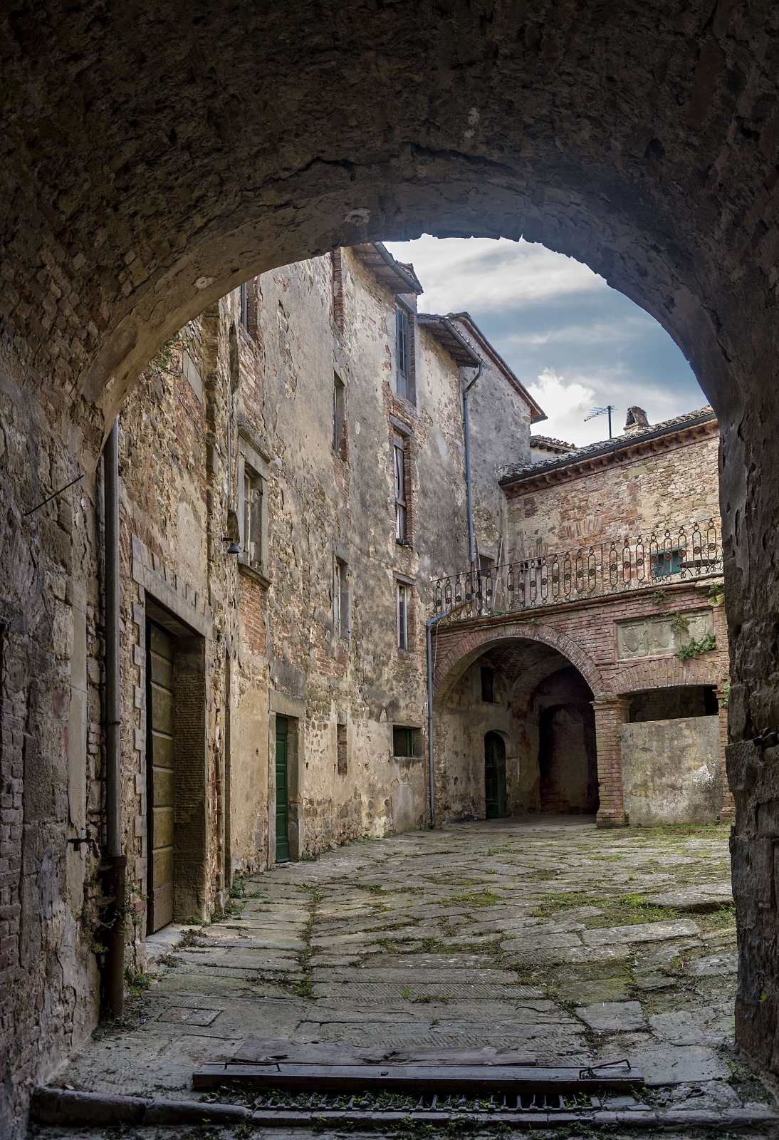 Il cortile di Palazzo Coppa