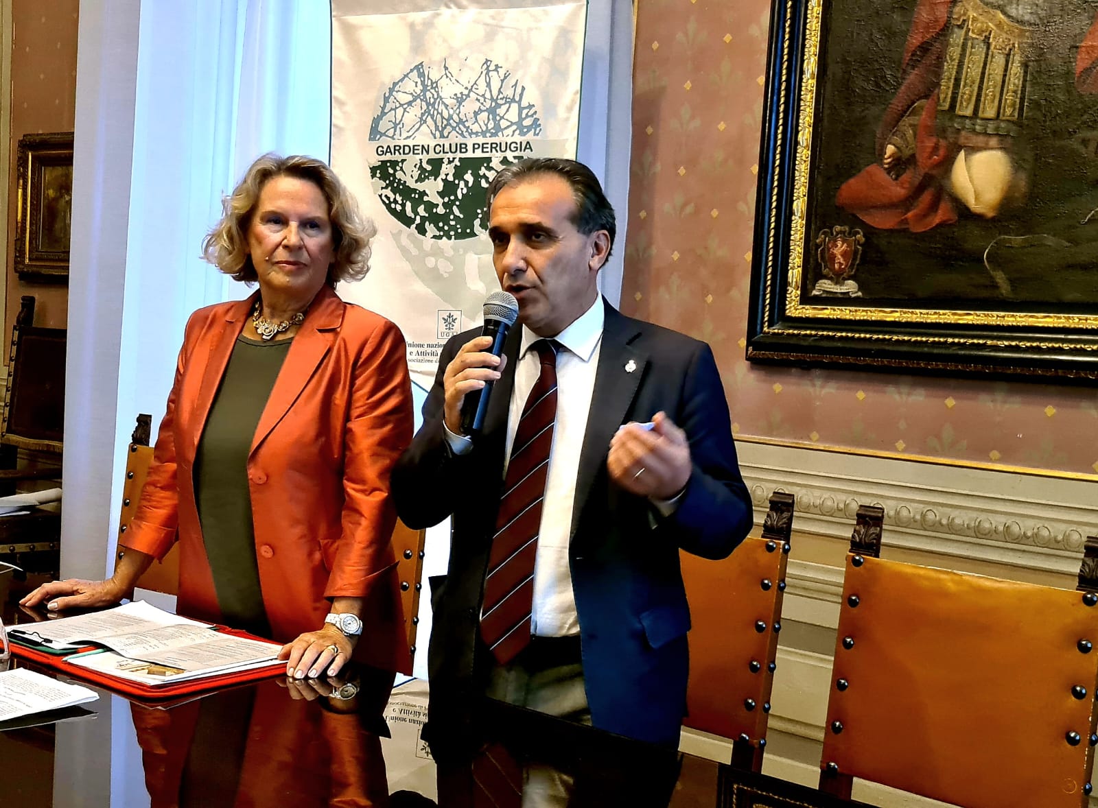 Amarcord I Giorni delle Rose_Vice presidente Moreno Landrini e Ideatrice Giuseppina Massi Benedetti