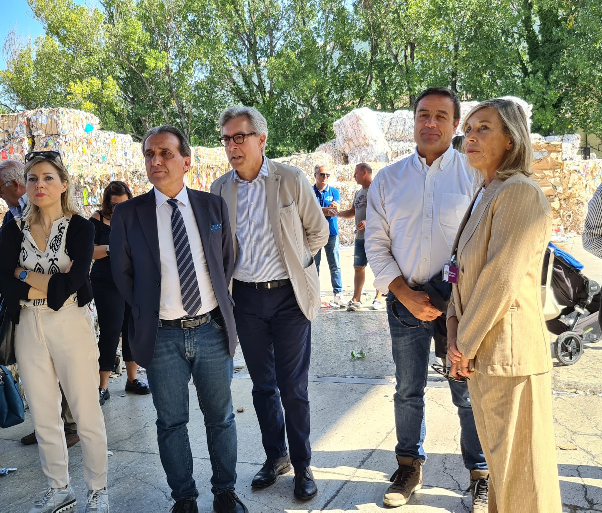Open Day Cartiere Trevi_ momento della visita_Vicepresidente Landrini