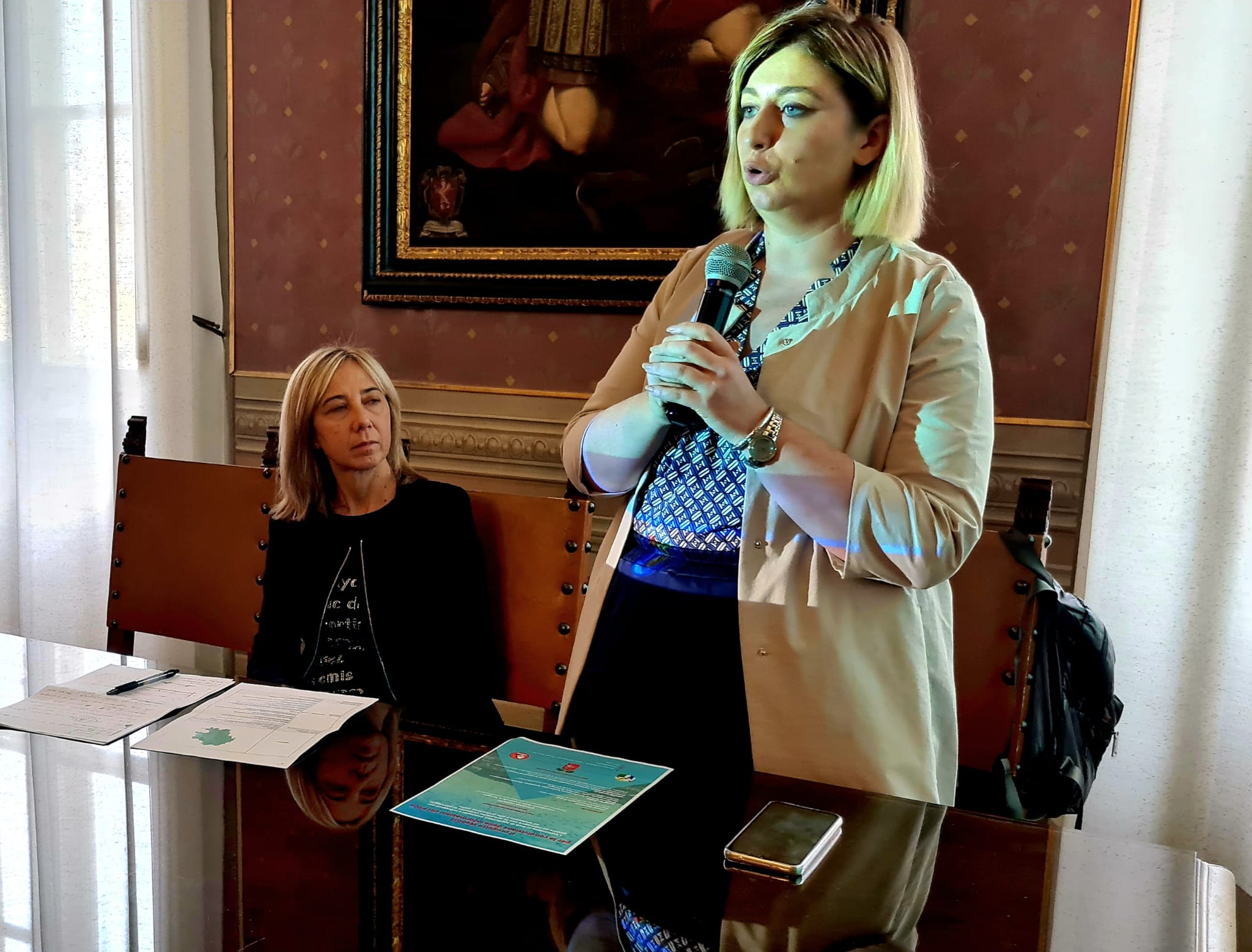 L'intervento della consigliera delegata Letizia Michelini