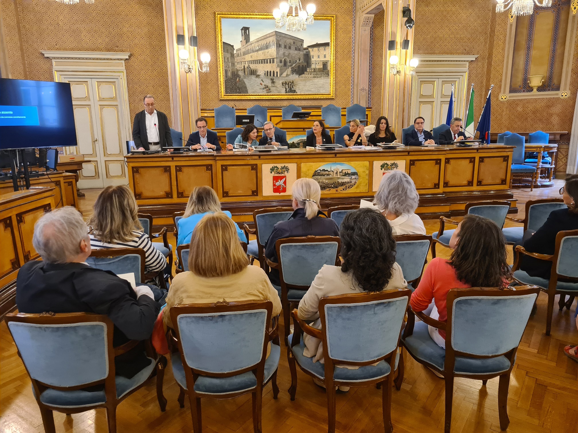La presentazione di giovedì nella Sala del Consiglio