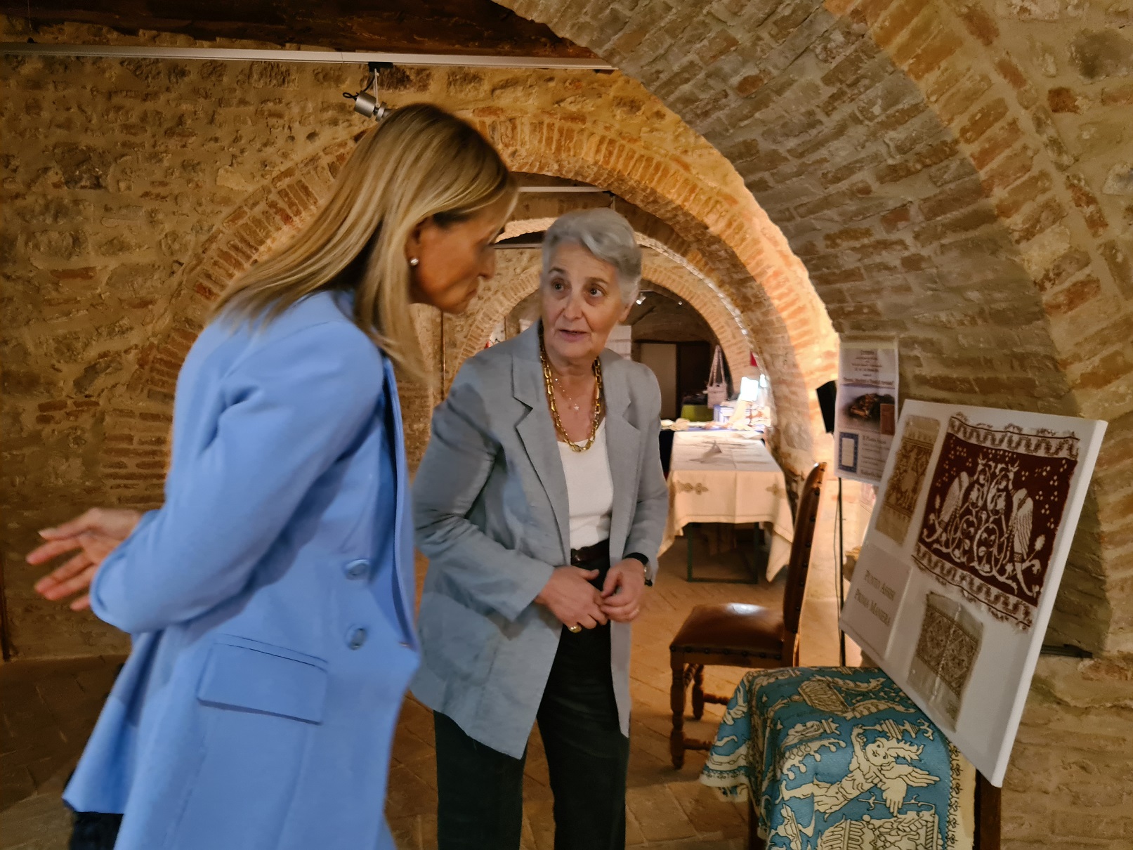 La consigliera Borghesi visita la Mostra