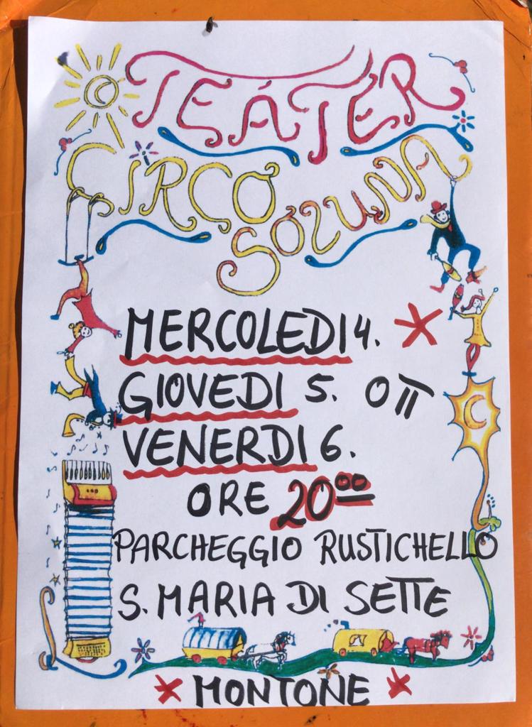 immagine locandina del circo Soluna a Montone