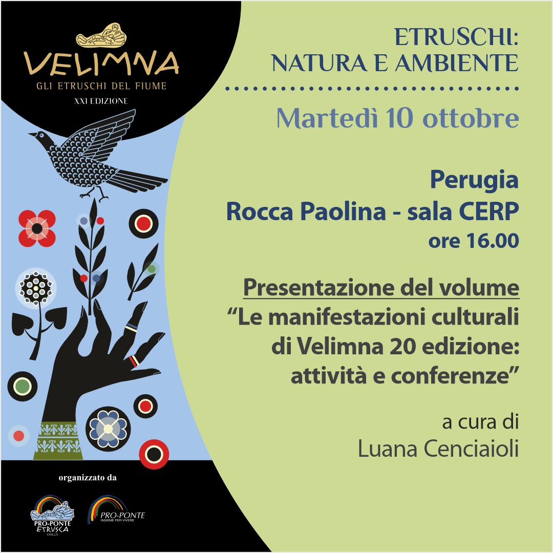 immagine locandina della presentazione del volume “Le manifestazioni culturali di Velimna 20^ edizione”