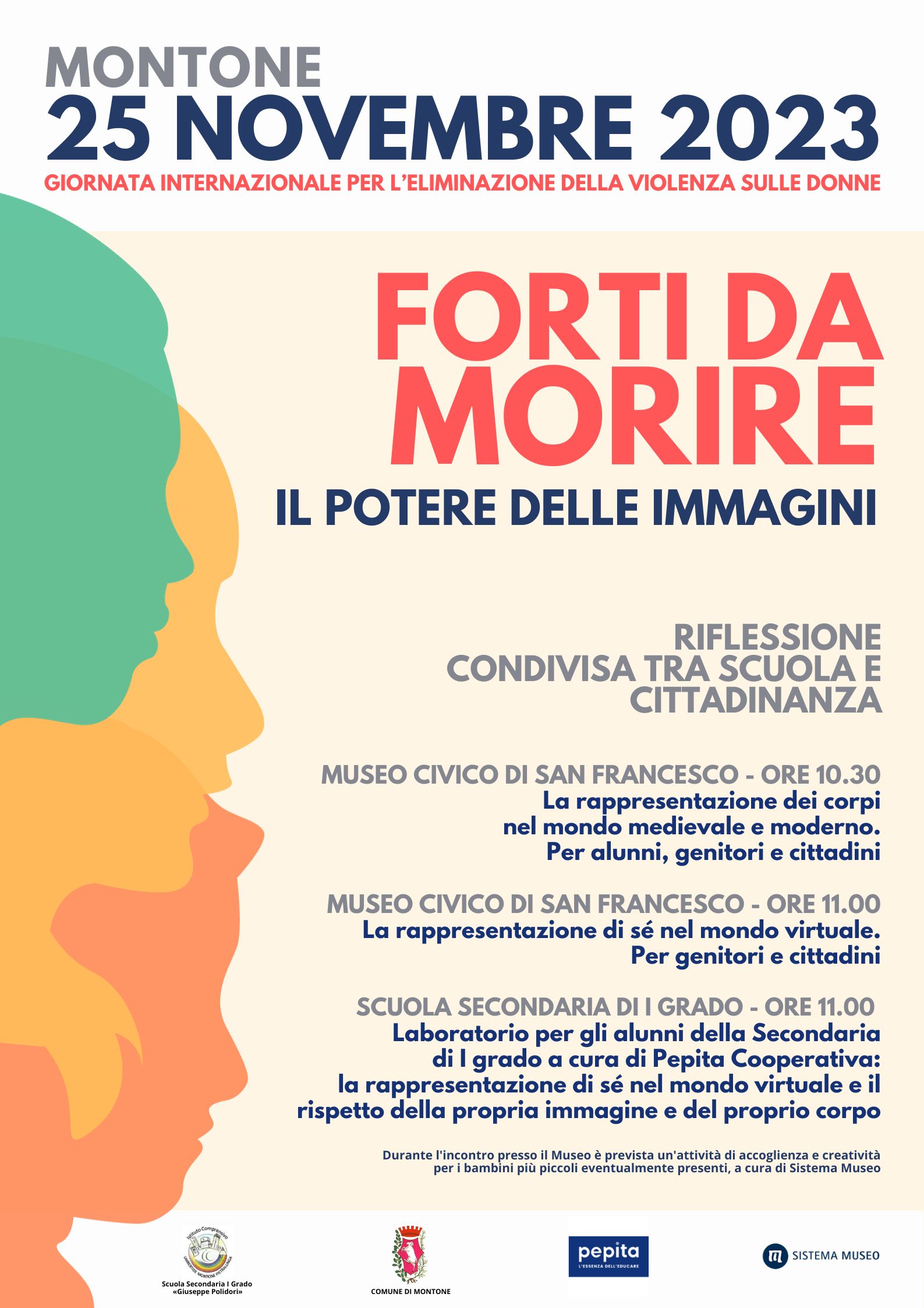 immagine locandina iniziativa “Forti da morire” a Montone