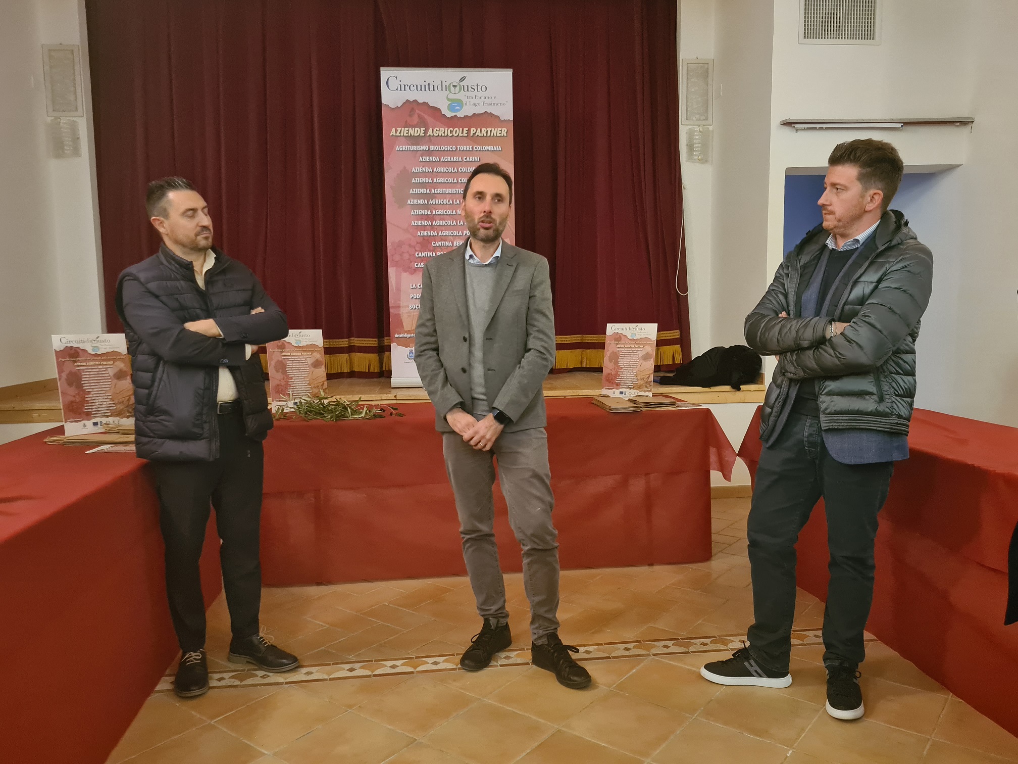 La presentazione da parte di Luca Dini, Riccardo Bardelli e Luca Partenza