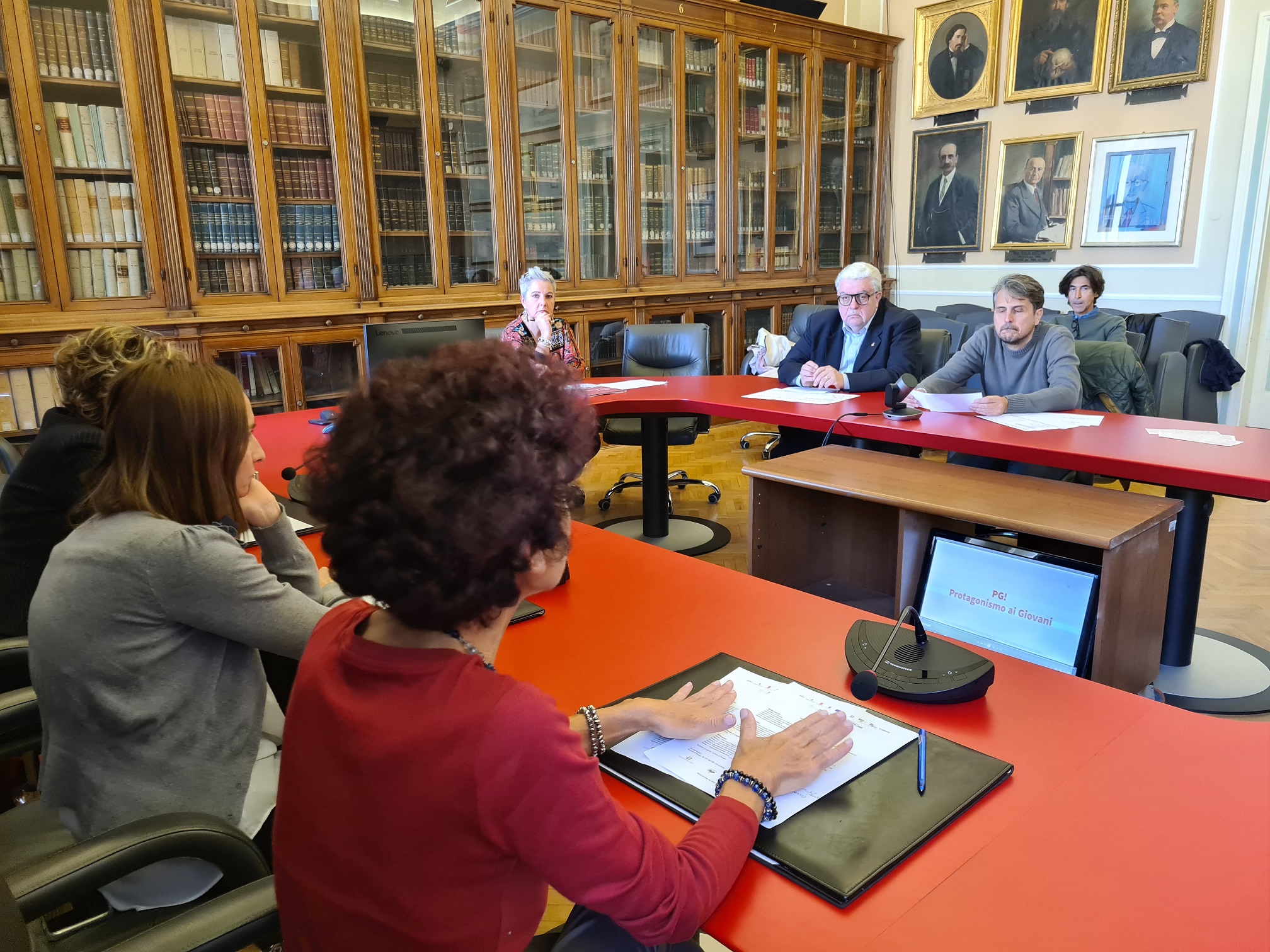 Un momento dell'evento finale