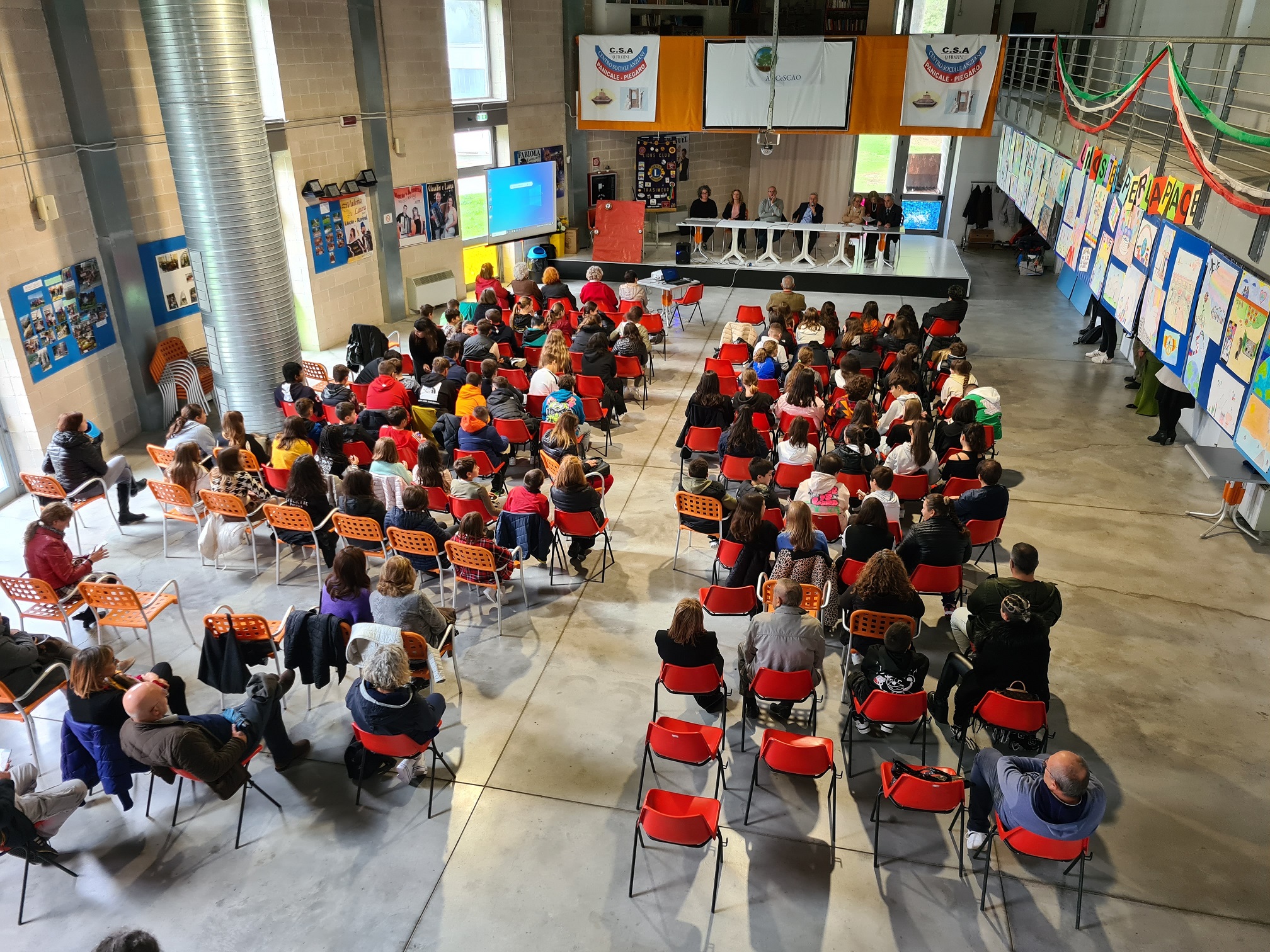 La cerimonia di premiazione a L'Occhio di Tavernelle