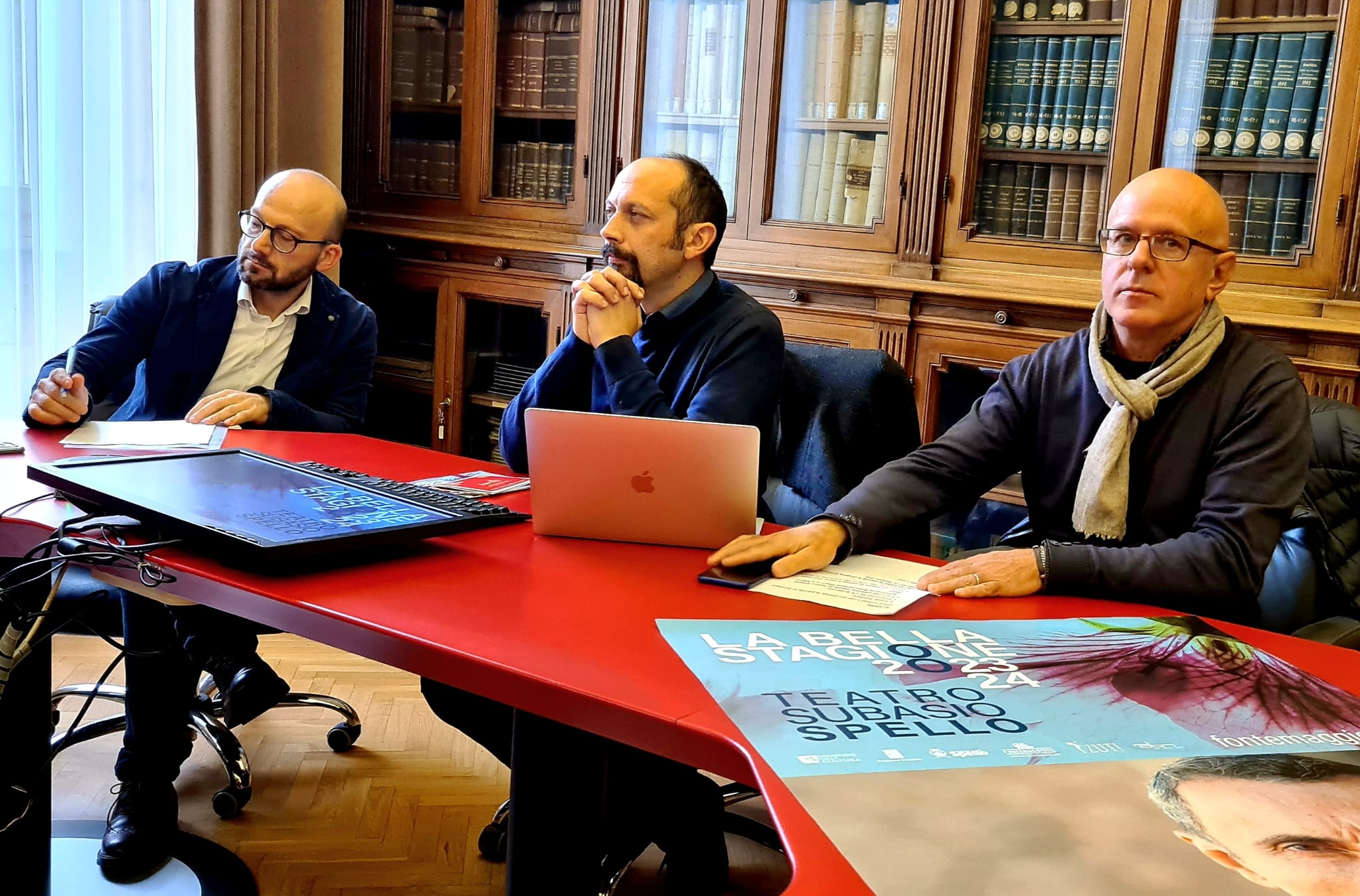 Un momento della conferenza stampa