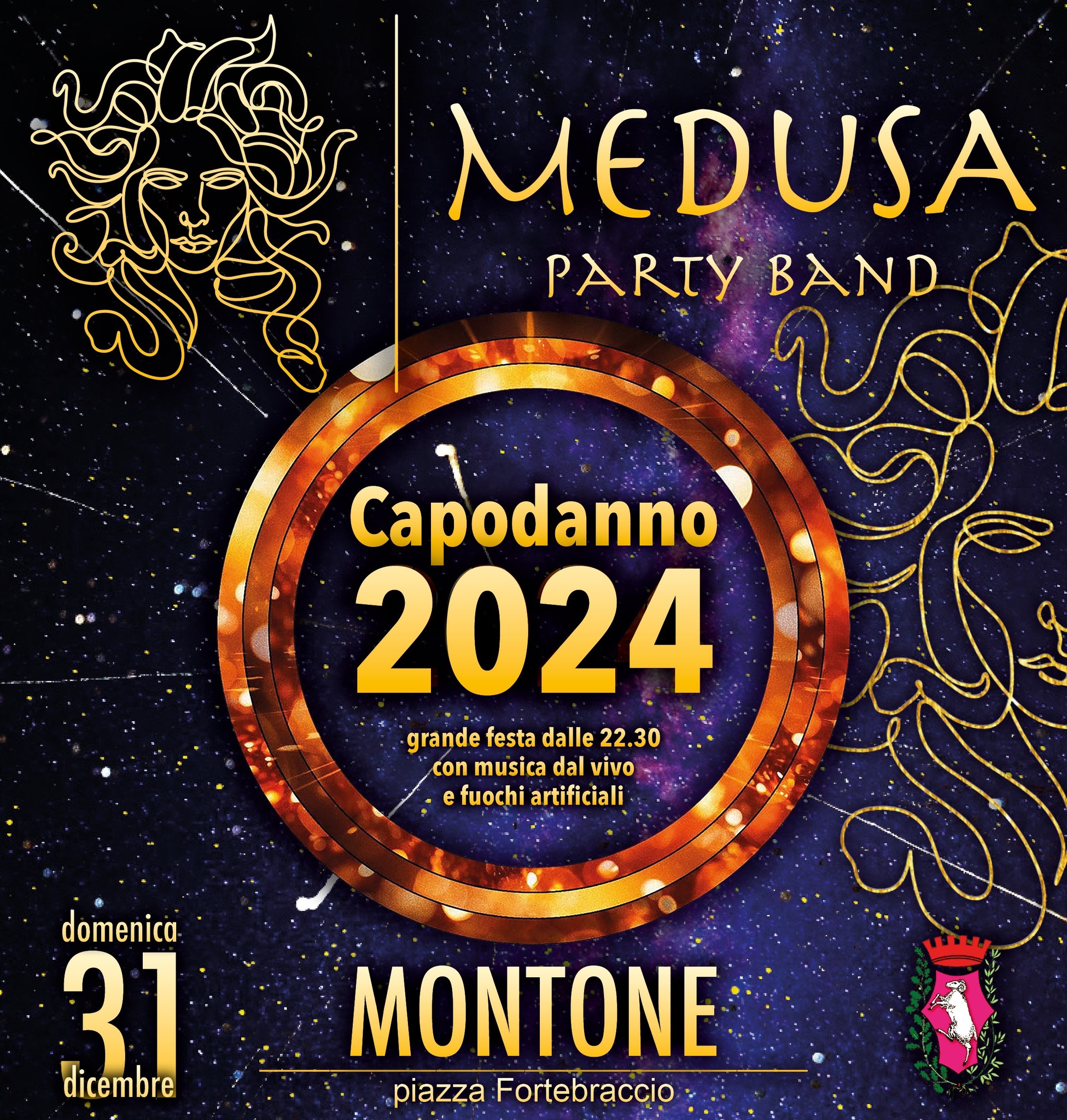 immagine locandina Capodanno in piazza a Montone