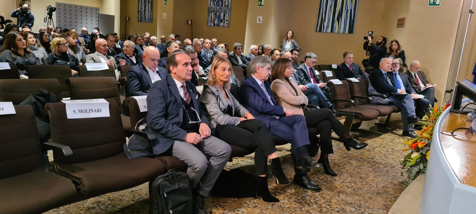 Ance Perugia Vicepresidente Provincia di Perugia Landrini e consigliera Borghesi presenti ai lavori