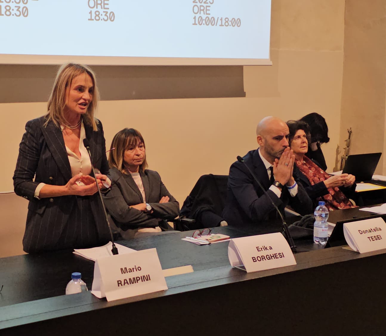 immagine convegno sul grande artista Nuvolo