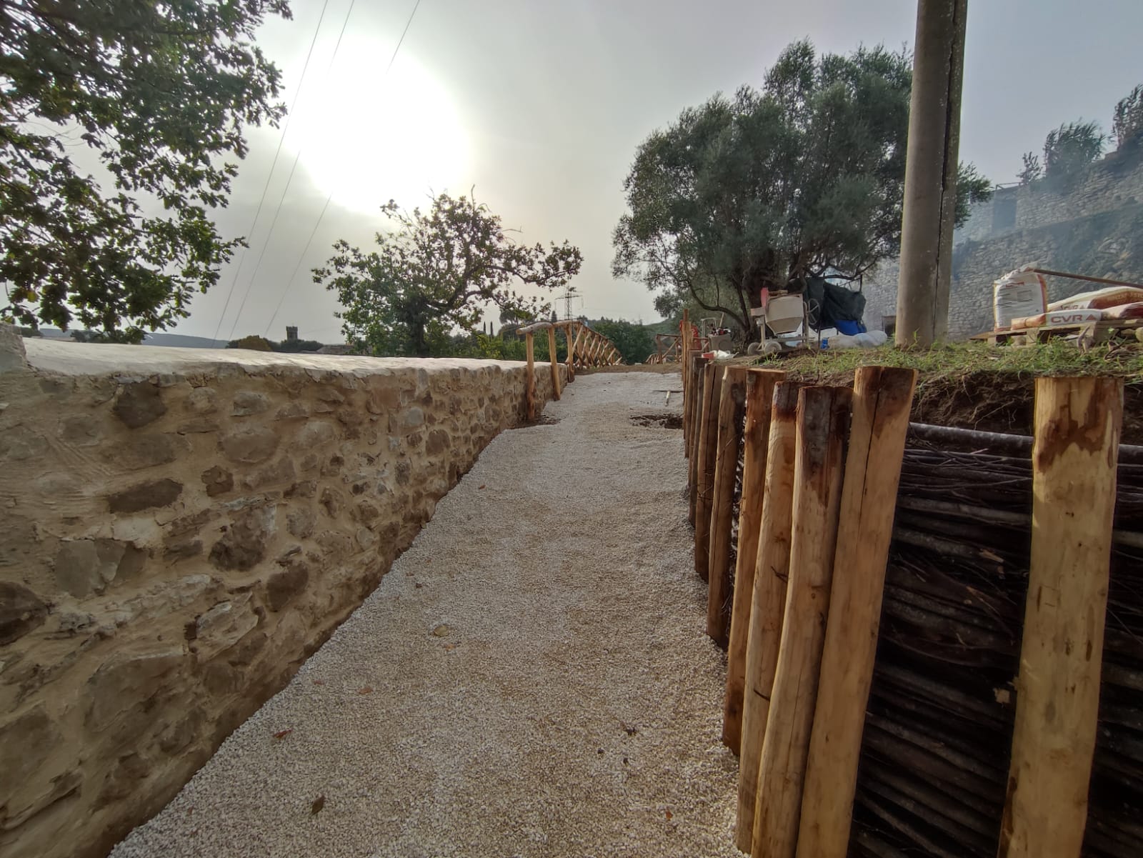 Il recupero delle mura castellane