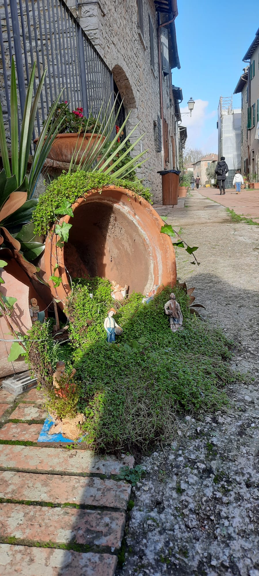 Uno dei piccoli presepi di Isola Maggiore
