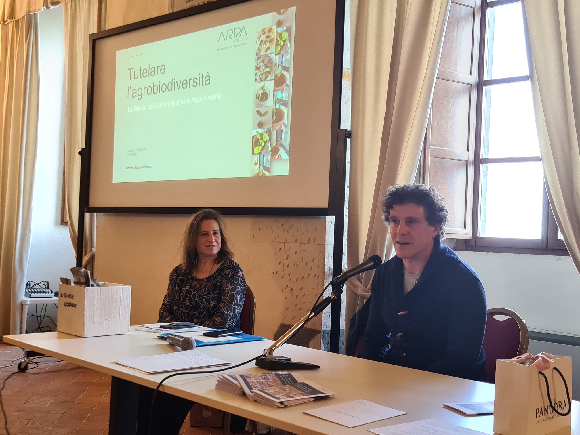 Rosalba Padula e Andrea Capponi