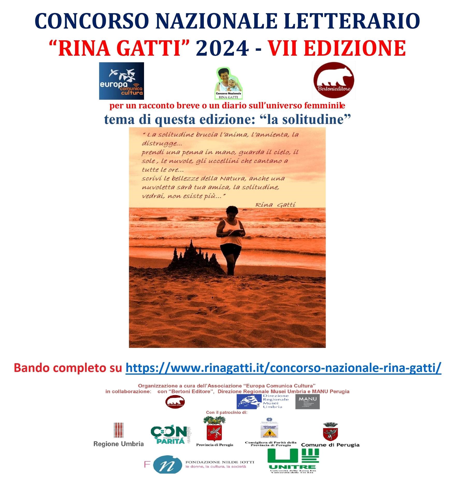 immagine locandina Concorso Nazionale Letterario Rina Gatti