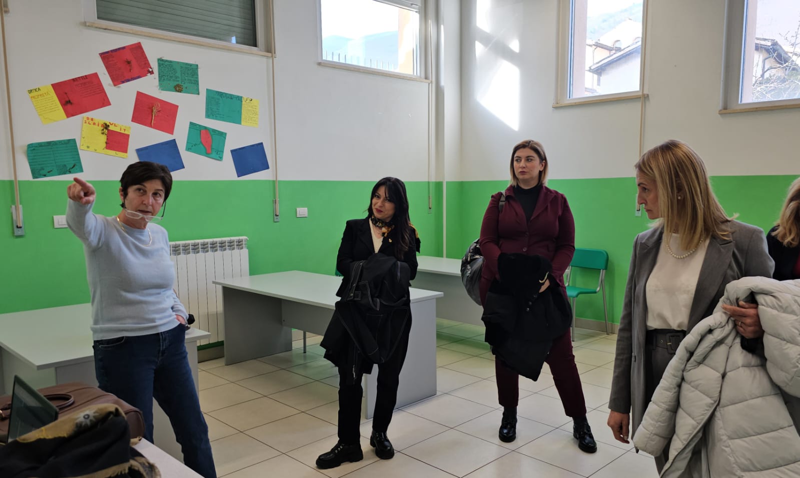 La visita della Provincia all'Istituto omnicomprensivo statale Cerreto di Spoleto-Sellano