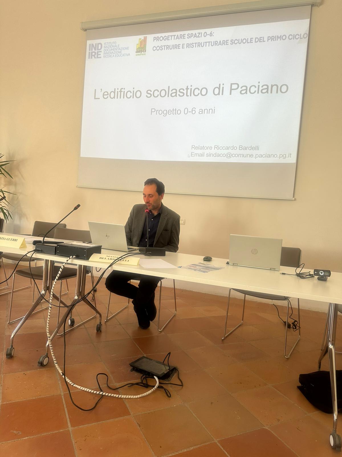 L'intervento del sindaco Riccardo Bardelli
