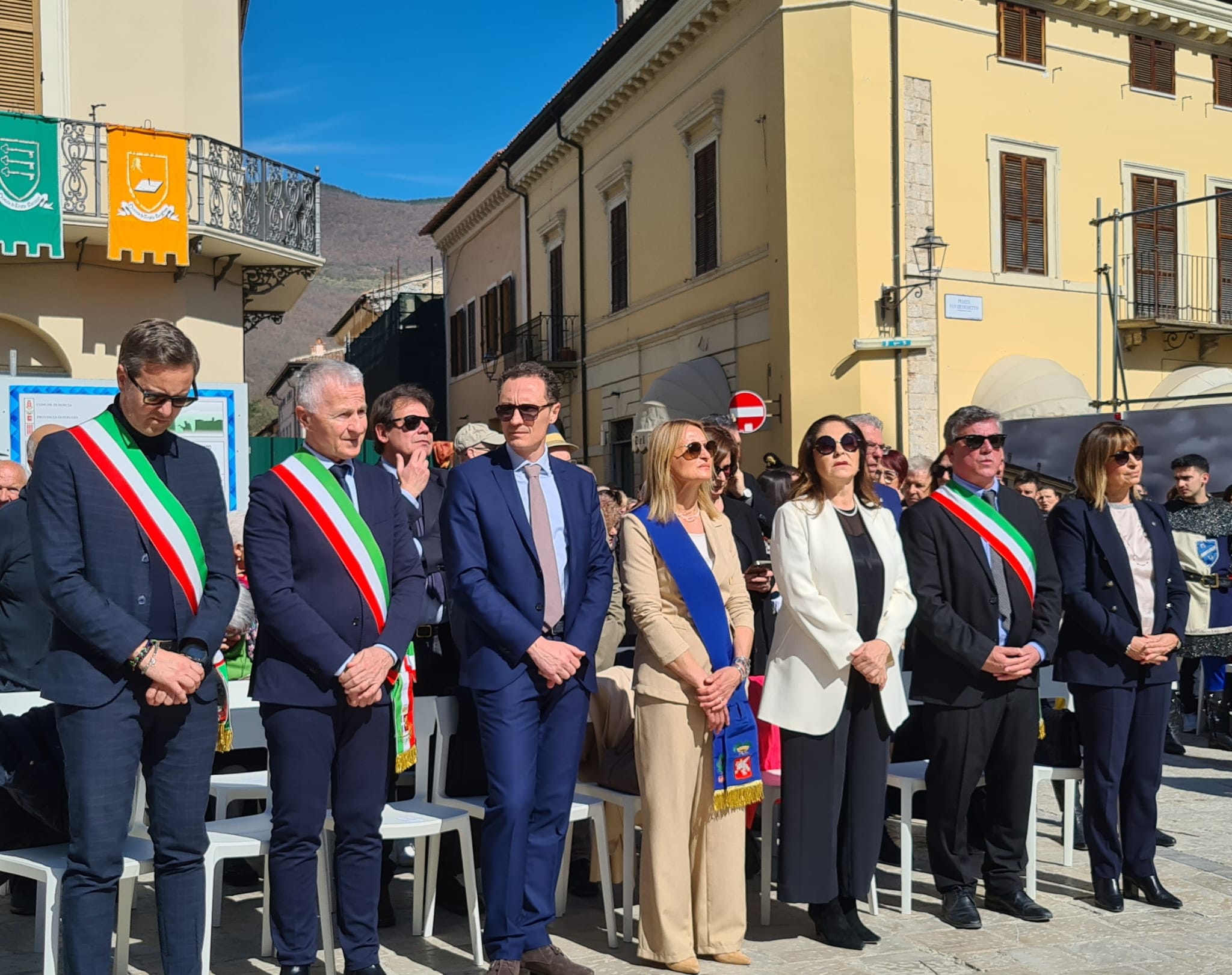 Consigliera Erika Borghesi alla celebrazione 