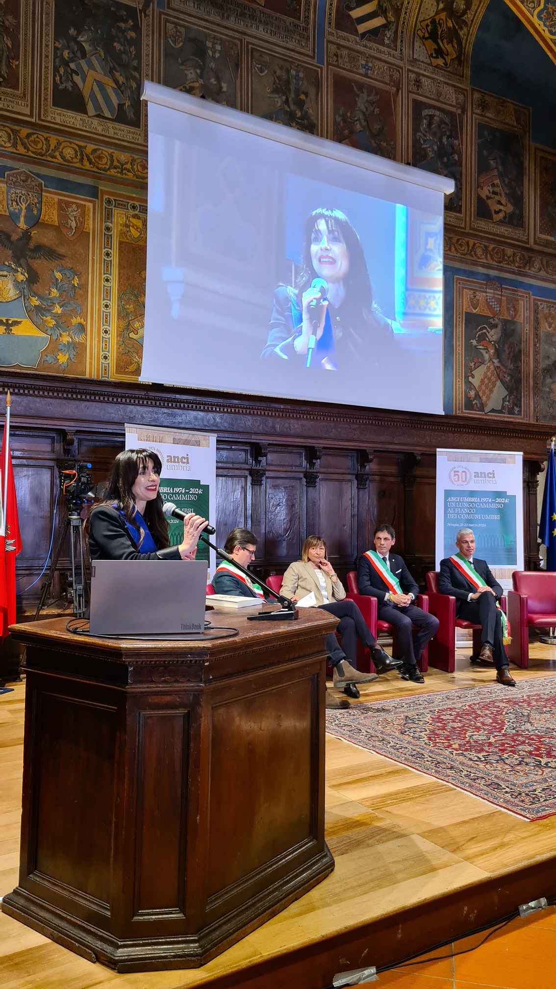 L'intervento di Stefania Proietti