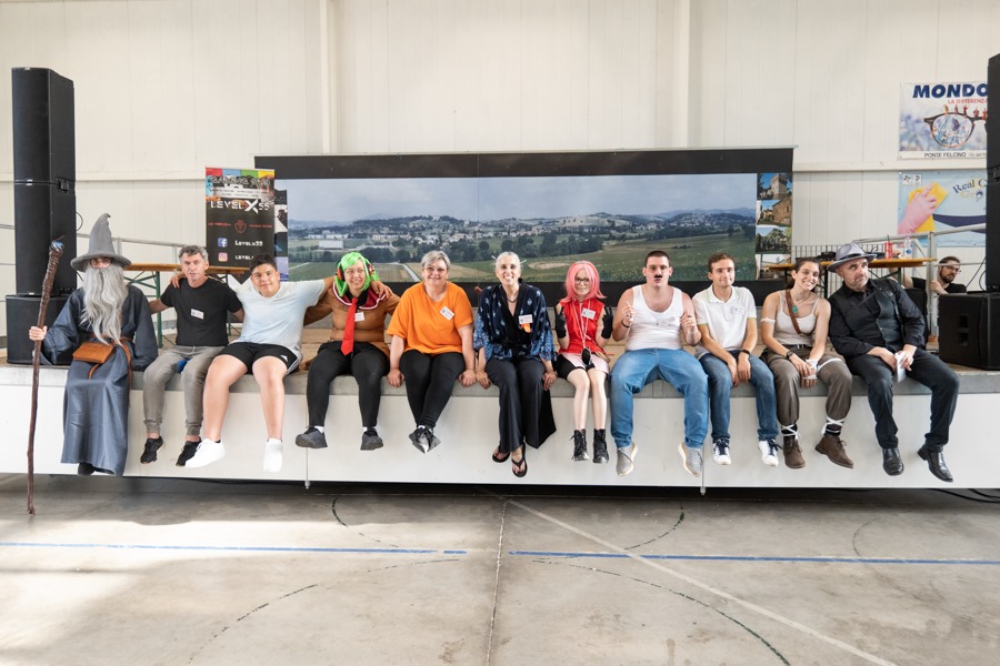 Foto di gruppo de “La Brigata Indipendente”