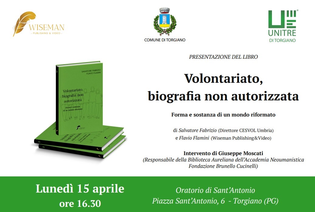 Sociale – Presentazione del volume “Volontariato, biografia non autorizzata”