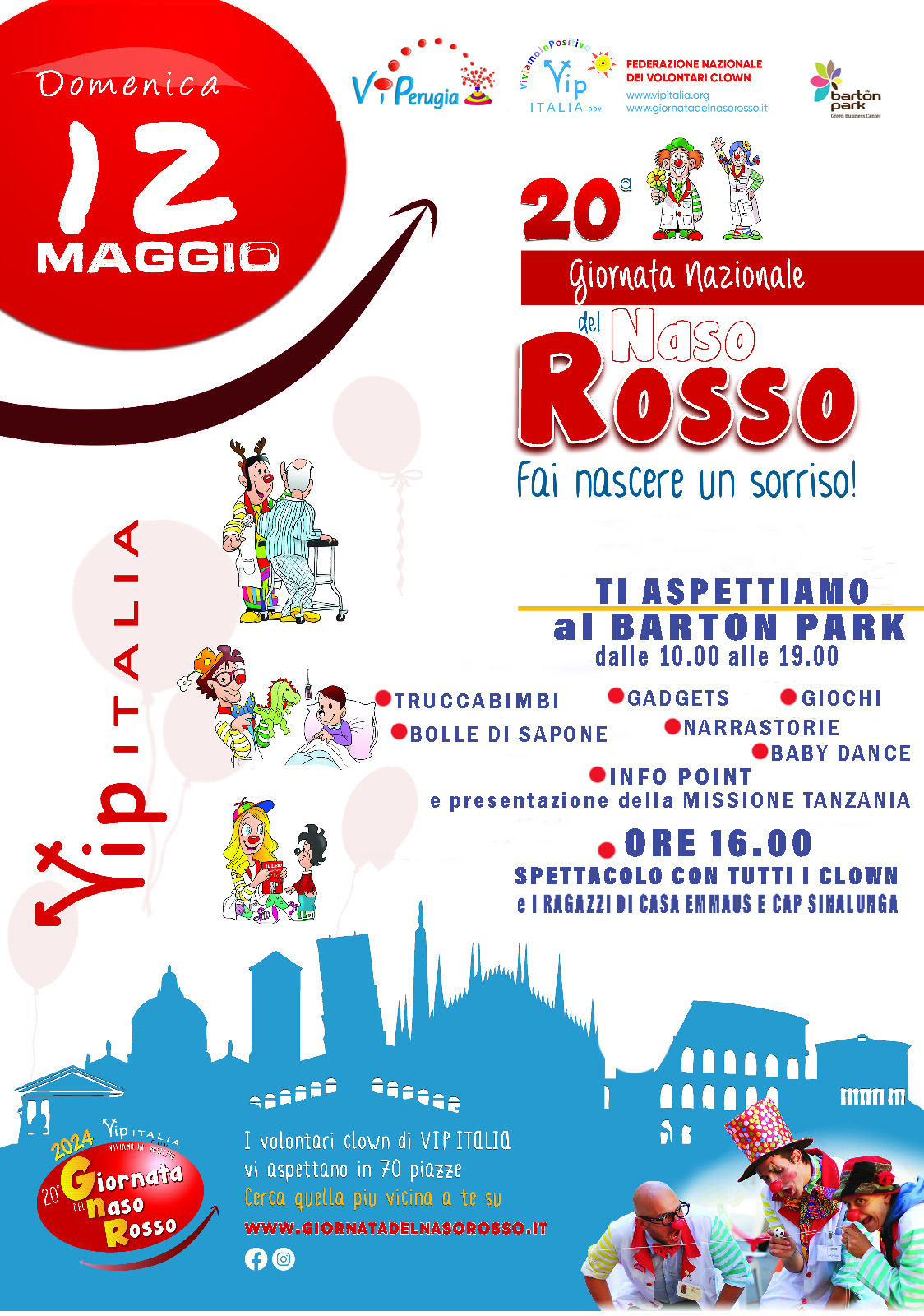 Immagine locandina della Giornata nazionale del Naso Rosso