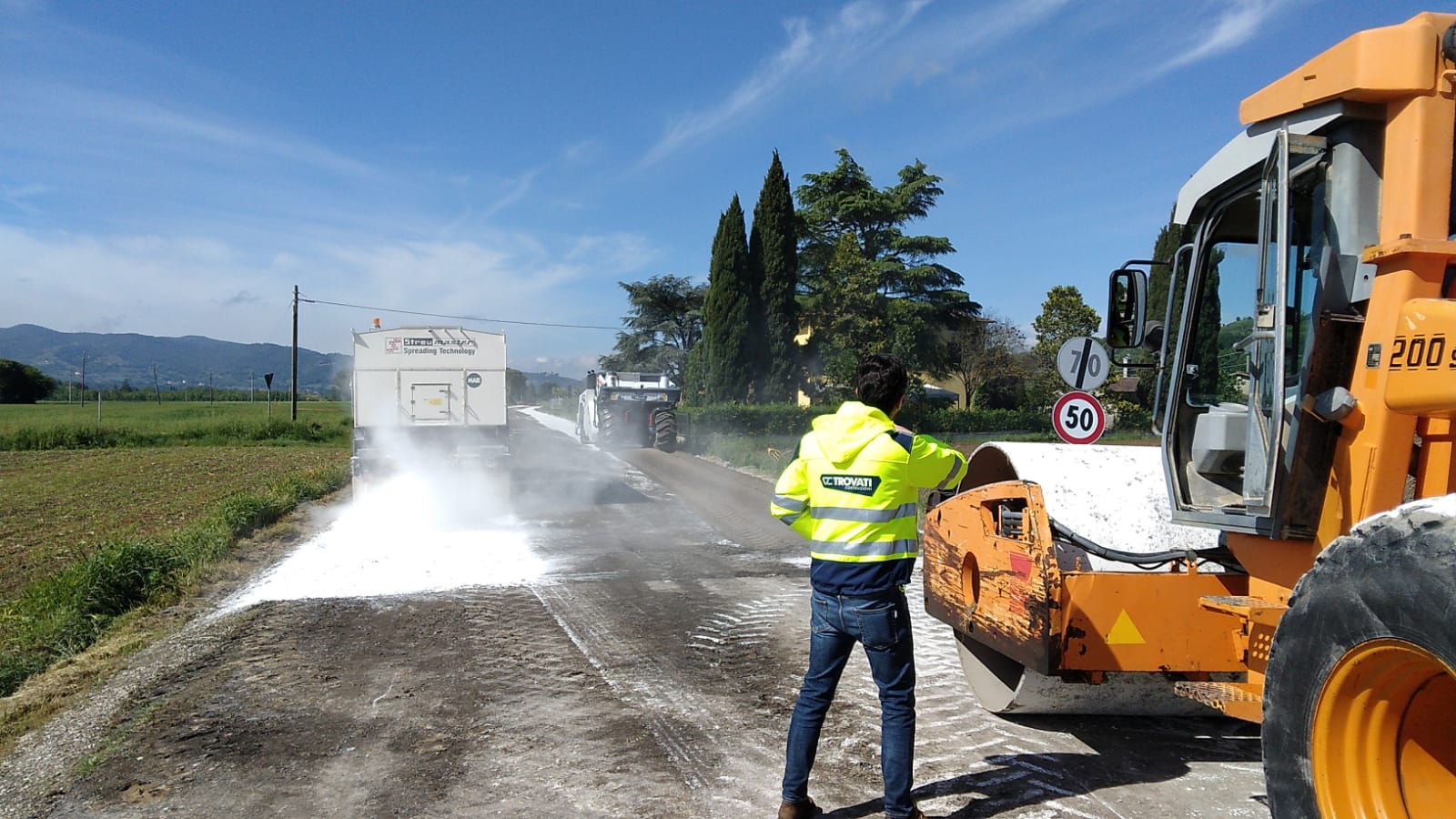 Viabilità – SP 400, terminati i lavori di stabilizzazione e rifatto il piano viabile sulla direttrice Bastia Umbra-Torgiano
