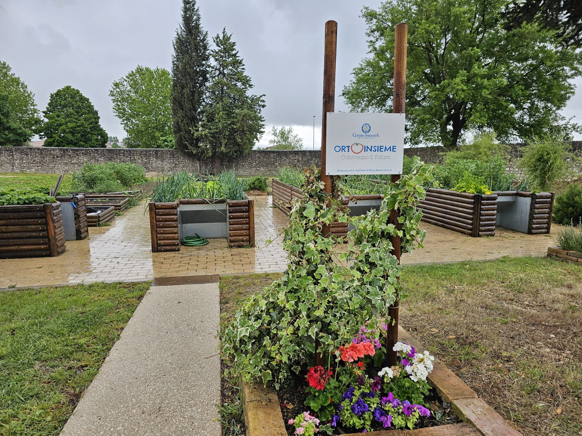 immagine del parco del Centro Speranza di Fratta Todina