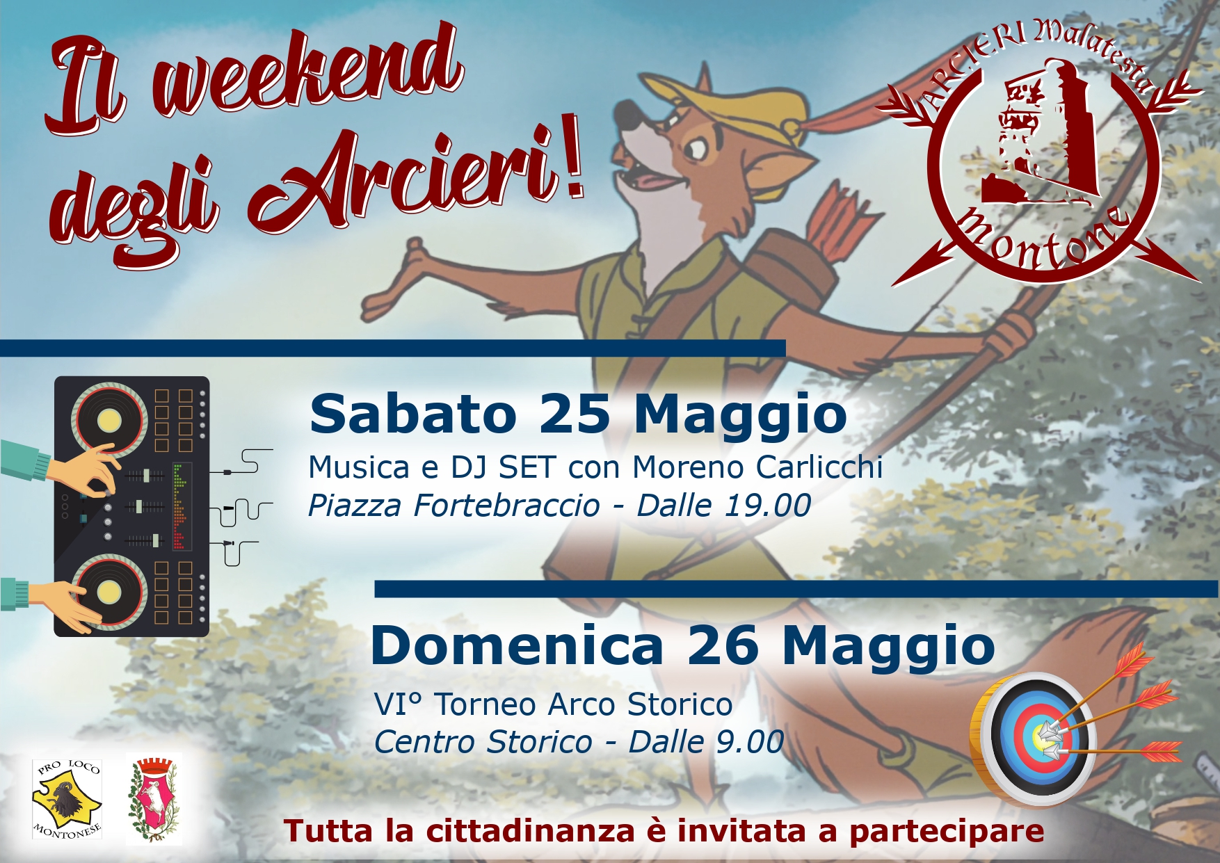 immagine locandina 2024 Torneo arcieri Montone