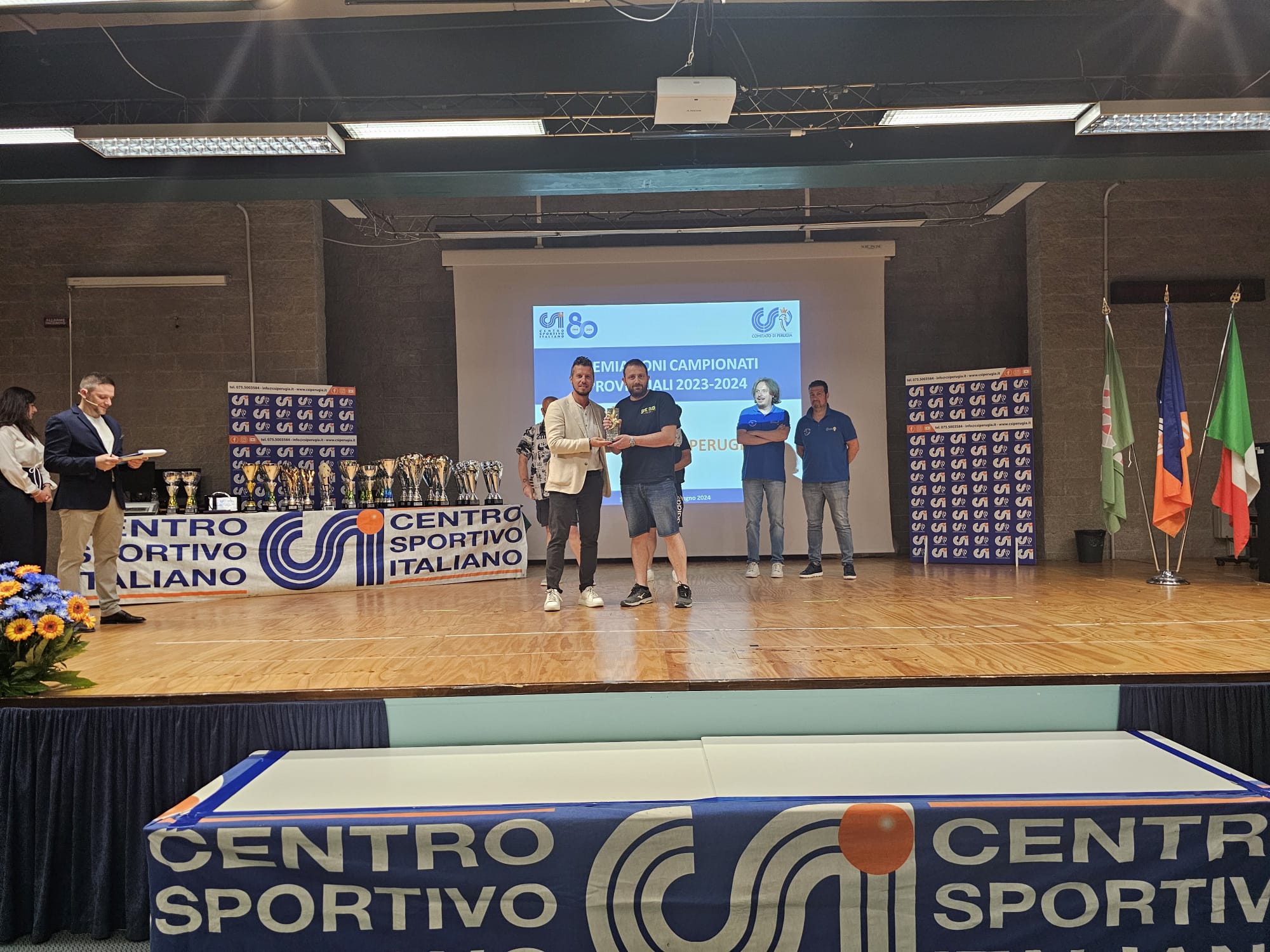 immagine assessore allo sport di Corciano, Francesco Cocilovo, premiazioni CSI