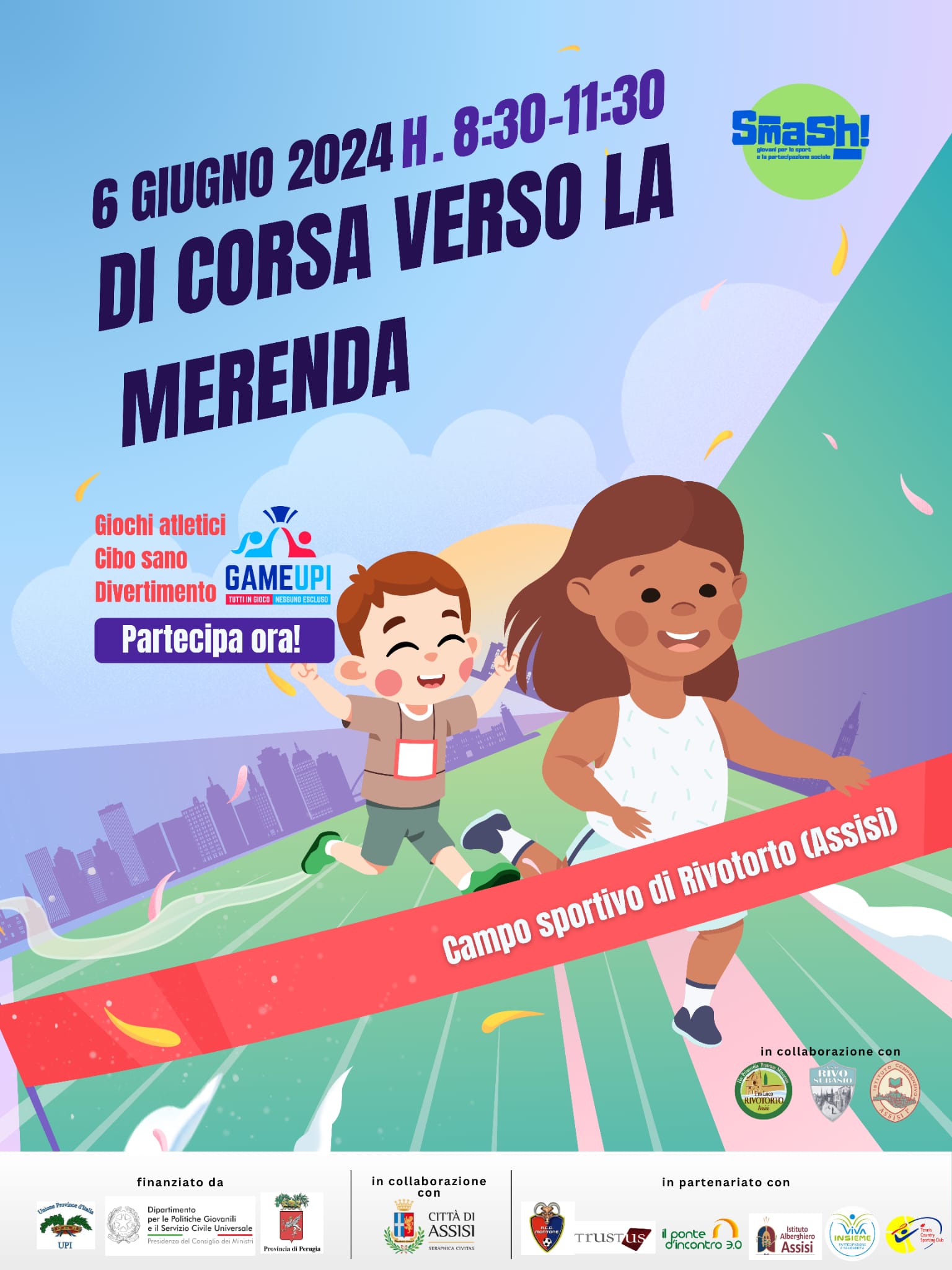 Di corsa verso la merenda